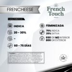 Frencheese Fem (Fotoperiodica) - French Touch Seeds x3 - Imagen 2