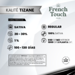 Kalite Tizane (Regular) Landrace - French Touch Seeds x5 - Imagen 2