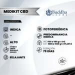 Buddha Medikit CBD Fem (Fotoperiódica) - Buddha Seeds x3 - Imagen 2