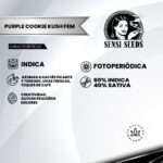 Purple Cookie Kush Fem (Fotoperiódica) - Sensi Seeds x3 - Imagen 2