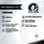 Sticky Orange XXL Auto - Sensi Seeds x3 - Imagen 2