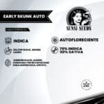 Early Skunk Auto - Sensi Seeds x3 - Imagen 2