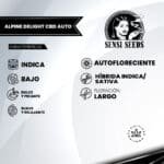 Alpine Delight CBD Auto - Sensi Seeds x3 - Imagen 2